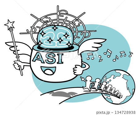 人類を率いるASI-良い方向 134728938