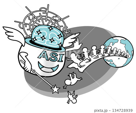 人類を率いるASI-悪い方向 人類を率いるASI-悪い方向 134728939