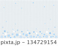 雪の結晶、ニット編み物の背景イラスト 134729154