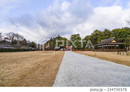 冬の賀茂別雷神社（上賀茂神社） 134730378