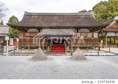 冬の賀茂別雷神社（上賀茂神社）細殿 134730436