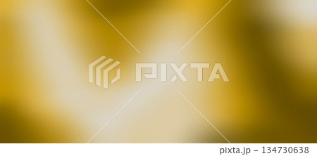 Golden yellow gradient abstract background with soft blur for modern design element or wallpaper. 134730638
