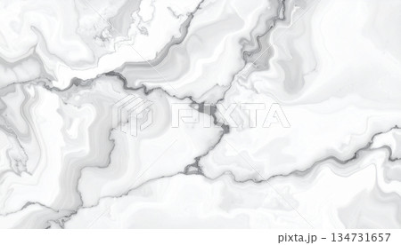 White Marble Texture with Elegant Veins 134731657