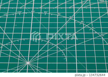 Crafting mat with grid lines and angle measurements Crafting mat with grid lines and angle measurements 134732644