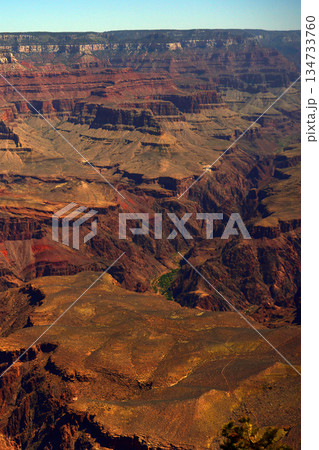 Hazy Sky Day At The Grand Canyon Arizona 134733760