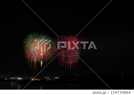 田原市の渥美半島花火大会の風景(愛知県) 134734664