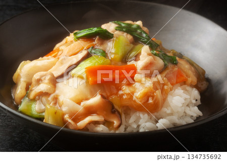 五目あんかけ丼 134735692