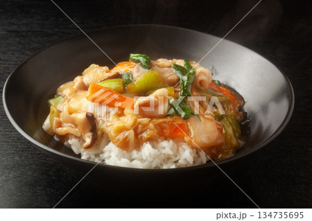 五目あんかけ丼 134735695