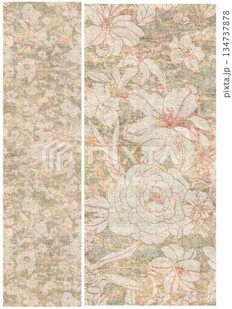 Vivid Watercolor Floral and Leaf Illustrations 134737878