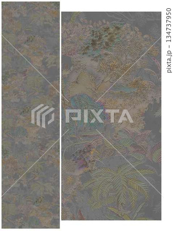 Vivid Watercolor Floral and Leaf Illustrations 134737950