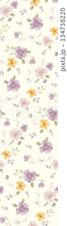Artful Hand Painted Curly Grass Motifs Artful Hand Painted Curly Grass Motifs 134738220