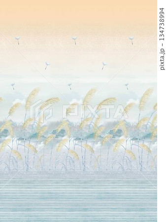 Charming Hand-Drawn Floral and Leaf Compositions Charming Hand-Drawn Floral and Leaf Compositions 134738994