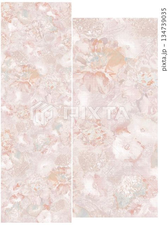 Charming Hand-Drawn Floral and Leaf Compositions 134739035