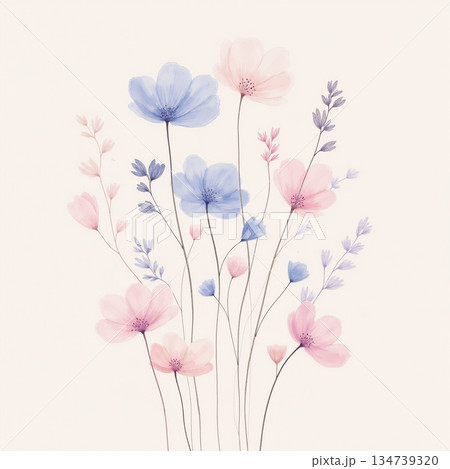 Inspiring Watercolor Creations of Flowers and Foliage Inspiring Watercolor Creations of Flowers and Foliage 134739320