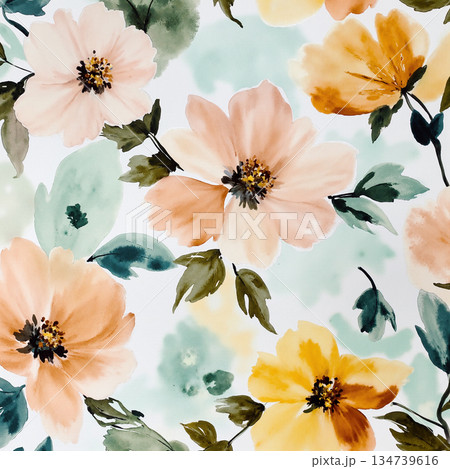 Exquisite Hand-Painted Illustrations of Botany 134739616