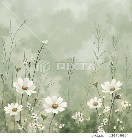 Unique Watercolor Artworks with Floral Elements 134739994