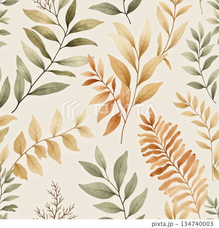 Unique Watercolor Artworks with Floral Elements 134740003