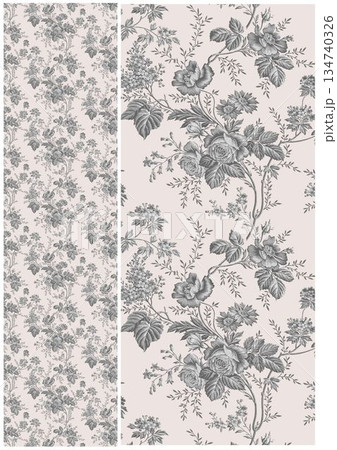 Unique Watercolor Artworks with Floral Elements Unique Watercolor Artworks with Floral Elements 134740326