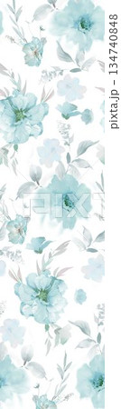 Delightful Hand-Painted Floral Leaf Art Delightful Hand-Painted Floral Leaf Art 134740848