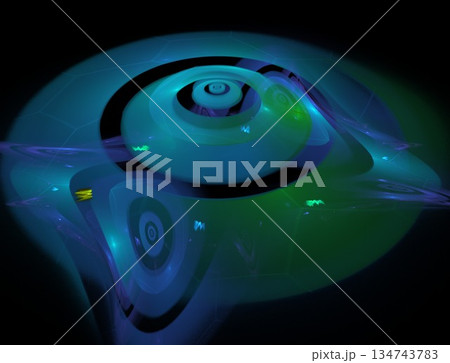 Imaginatory fractal abstract background Image Imaginatory fractal abstract background Image 134743783