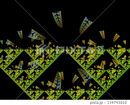 Imaginatory fractal abstract background Image 134743810
