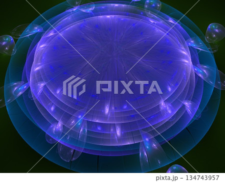 Imaginatory fractal abstract background Image 134743957
