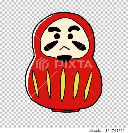 ダルマのイラスト 134745231