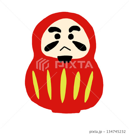 ダルマのイラスト 134745232