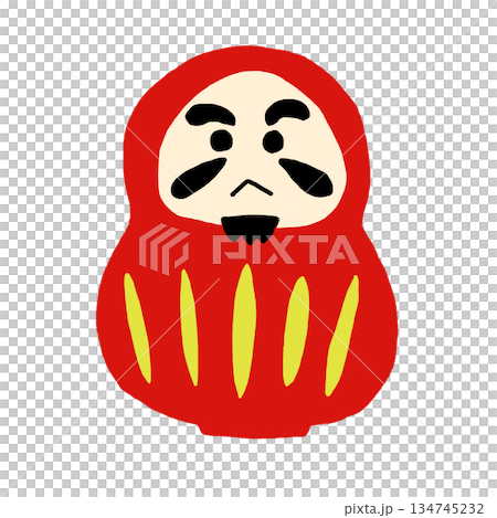 ダルマのイラスト 134745232