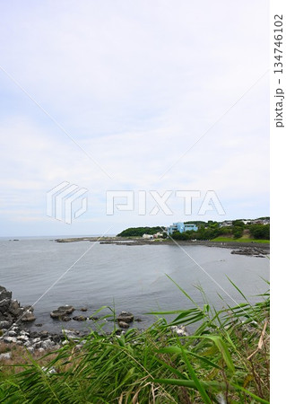蕪嶋神社周辺から望む八戸の海(青森県八戸市) 蕪嶋神社周辺から望む八戸の海(青森県八戸市) 134746102
