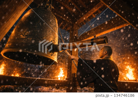 除夜の鐘 134746186