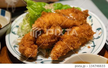 美味しそうなフライ 134746633