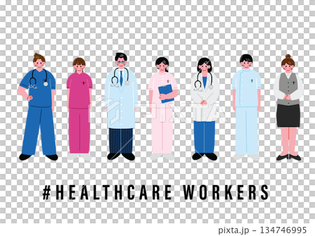 医療従事者の異rストセット 134746995