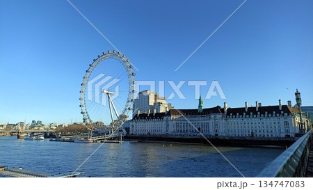 London, UK - December 29 2022: Surrounding View of London City 134747083