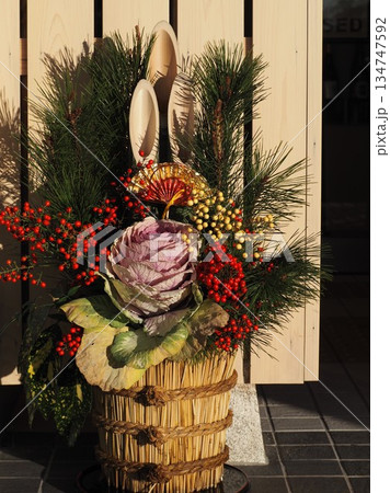 門松　日本の伝統的な正月飾 134747592