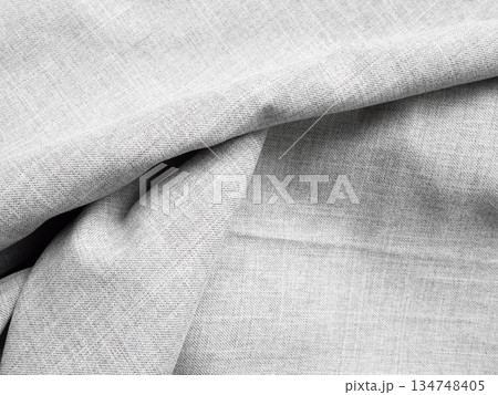 Texture Grey Fabric Background Linen Gray Cloth Material Cotton Pattern Wallpaper Denim Line Woven White Vintage, Backdrop Beige Grunge Mat Fiber Surface Rough Retro Abstract Textile Clothing Canvas. Texture Grey Fabric Background Linen Gray Cloth Material Cotton Pattern Wallpaper Denim Line Woven White Vintage, Backdrop Beige Grunge Mat Fiber Surface Rough Retro Abstract Textile Clothing Canvas. 134748405