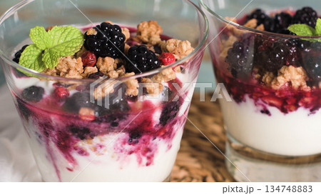 Yogurt desert Yogurt desert 134748883