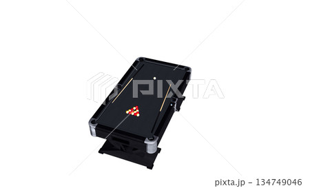 ビリヤード台のイラスト 134749046