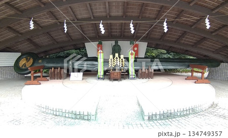 白鷺神社　翔舞殿と平和の剣 134749357