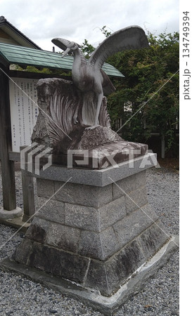 白鷺神社　狛鷺 134749394