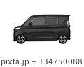 約30mmローダウンで14インチ純正ホイールを履いた軽乗用車（縮尺：XLサイズで1px＝約1mm） 134750088