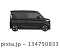 約30mmローダウンで14インチ純正ホイールを履いた軽乗用車（縮尺：XLサイズで1px＝約1mm） 134750833
