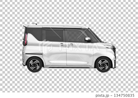 A light passenger car lowered by approximately 30 mm and fitted with 14-inch factory wheels (scale: 1px = approximately 1mm in XL size) 134750835