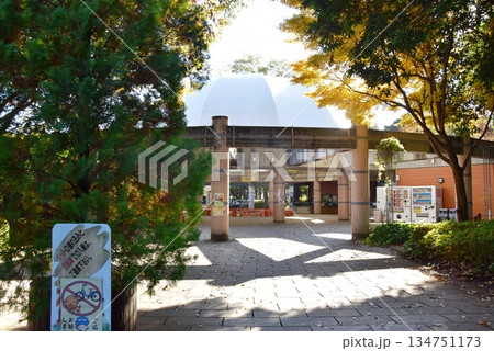 神奈川県 相模原麻溝公園ふれあい動物広場と紅葉 神奈川県 相模原麻溝公園ふれあい動物広場と紅葉 134751173