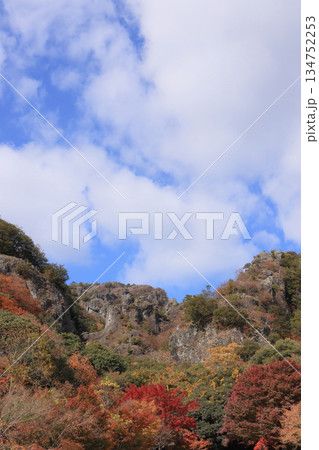 晩秋の小豆島、紅葉の寒霞渓(寒霞渓ロープウェイ紅雲亭駅から) 晩秋の小豆島、紅葉の寒霞渓(寒霞渓ロープウェイ紅雲亭駅から) 134752253