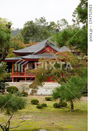 京都大覚寺境内の風景 京都大覚寺境内の風景 134752683