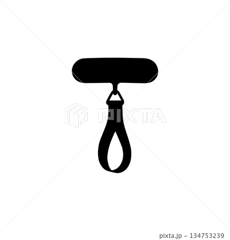 wrist strap silhouette icon hand loop accessory safety camera holder illustration 134753239