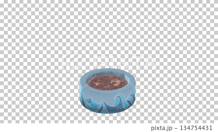 圓形花盆示意圖 134754431