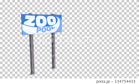 Blue sign illustration Blue sign illustration 134754433