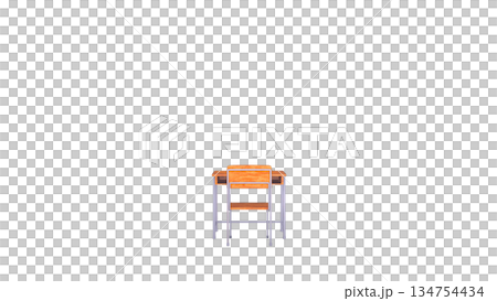 學校桌椅插圖 134754434